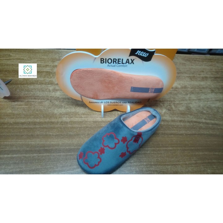 Biorelax terciopelo seda gris