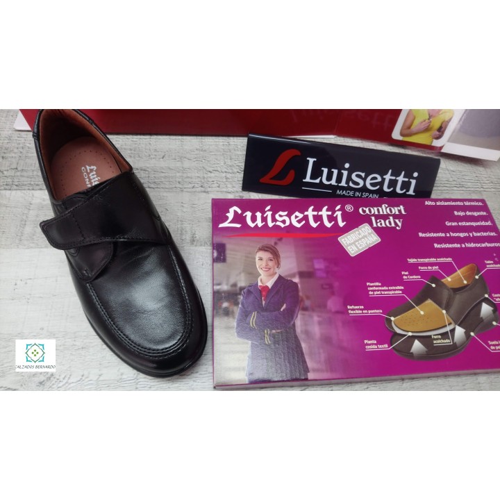 Luisetti velcro piso poliuretano profesional tallas 35 al 41
