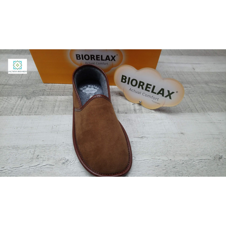 Biorelax man blue or brown closed heel