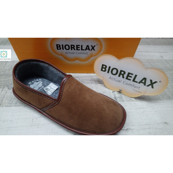 Biorelax Mann blau oder braun geschlossene Ferse