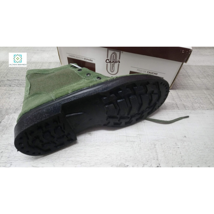 bota cazador canos verde