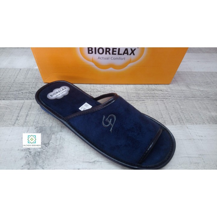 Biorelax azul o camel talon y puntera descubierta