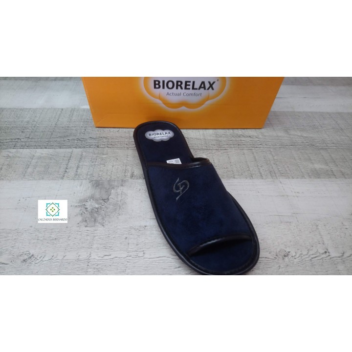 Biorelax azul o camel talon y puntera descubierta