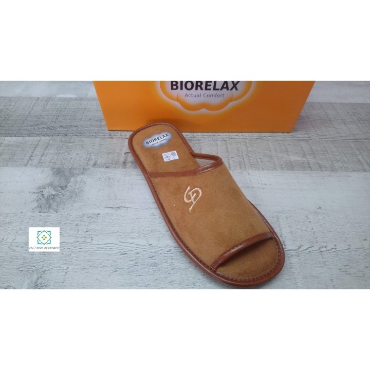 Biorelax azul o camel talon y puntera descubierta