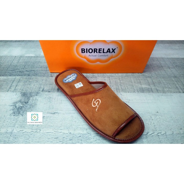 Biorelax azul o camel talon y puntera descubierta