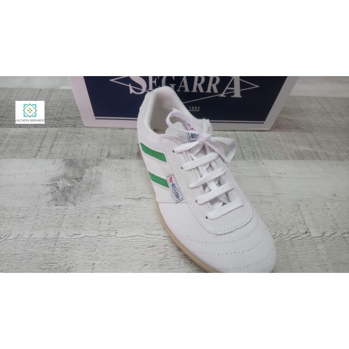 Deportivo segarra blanco piel serraje