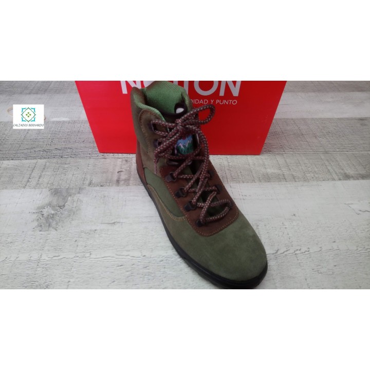 Bota trekking cazador notton verde