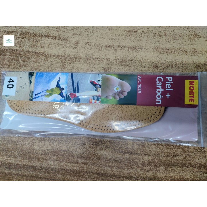 Plantilla piel y carbon