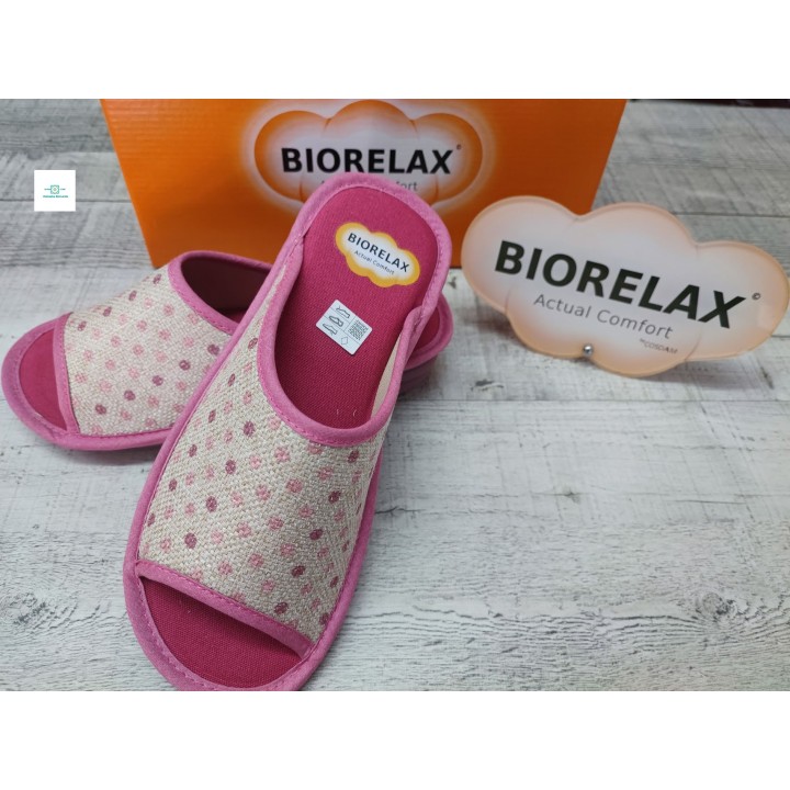 Biorelax Bianca topos salmón cuña 36 al 41
