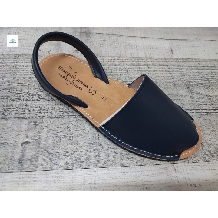 Abarcas menorquinas azul marino tallas 40 al 45