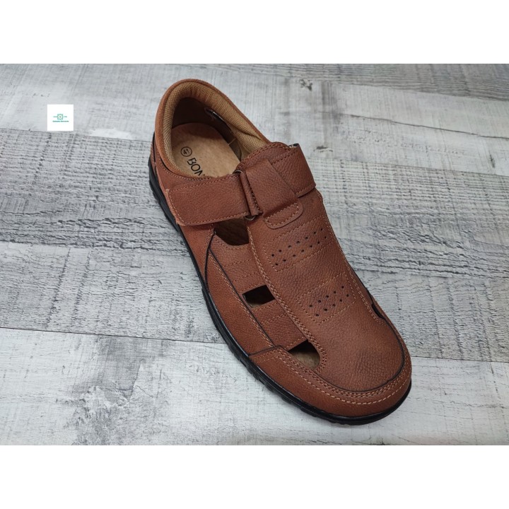 Sandalia camel piso goma tallas 40 al 45