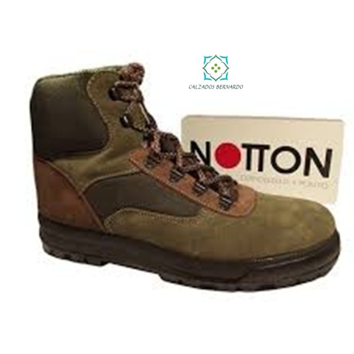 Bota trekking cazador notton verde