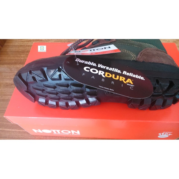 Bota trekking cazador notton verde