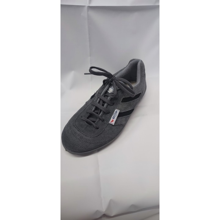 Deportivo Segarra 809 gris en serratge amb sola de crep | Calzats Bernardo botiga online i física