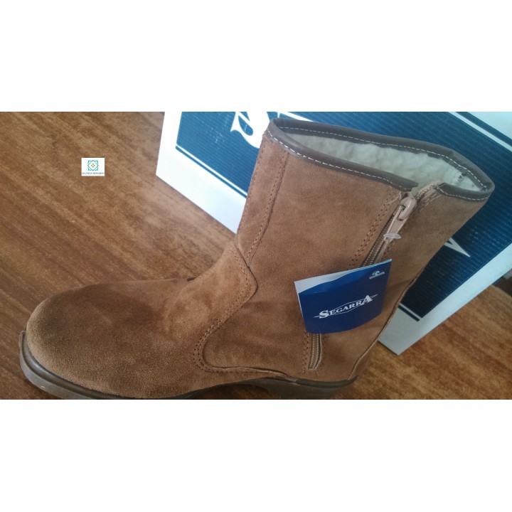 Bota segarra piel serraje cremallera