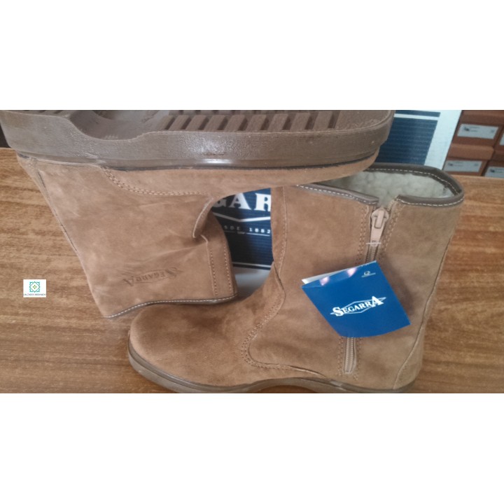 Bota segarra piel serraje cremallera