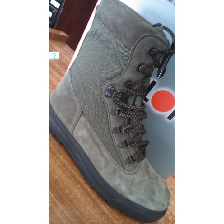 Bota Notton trekking cazador verde cuello alto