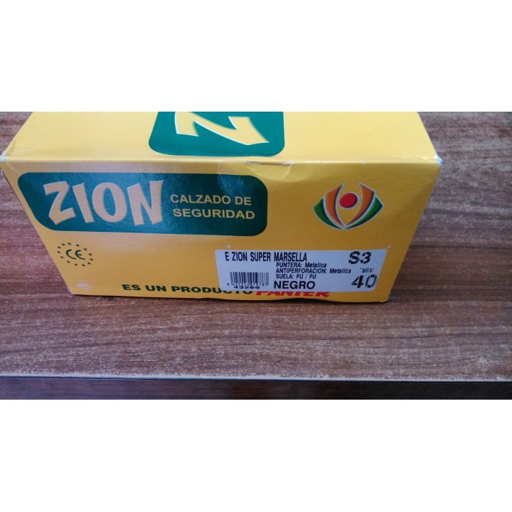 Bota panter seguridad zion super marsella